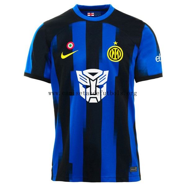 Camiseta Inter Milan Replica Primera Ropa Transformers Special Edition 2023/24 Chollo bestial