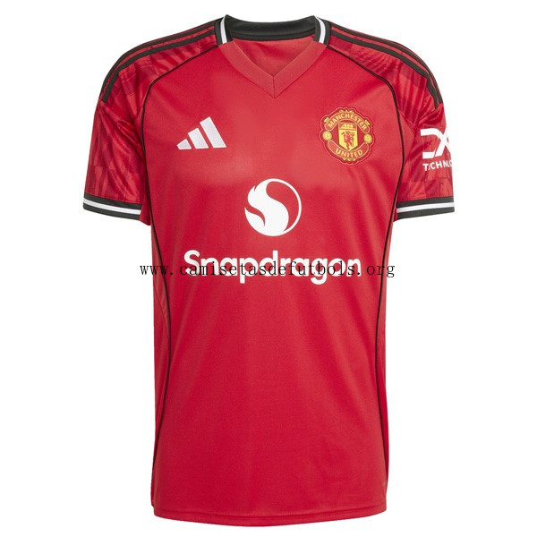 Camiseta Manchester United Replica Primera Ropa 2025/26 Descuento fantástico como nunca