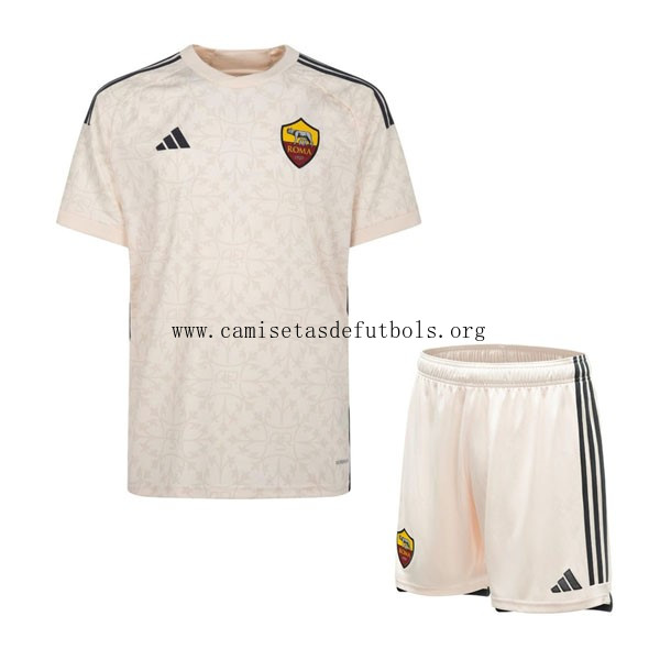 Camiseta AS Roma Replica Segunda Ropa Niño 2023/24 Extraordinario descuento, reserva más barato que nunca