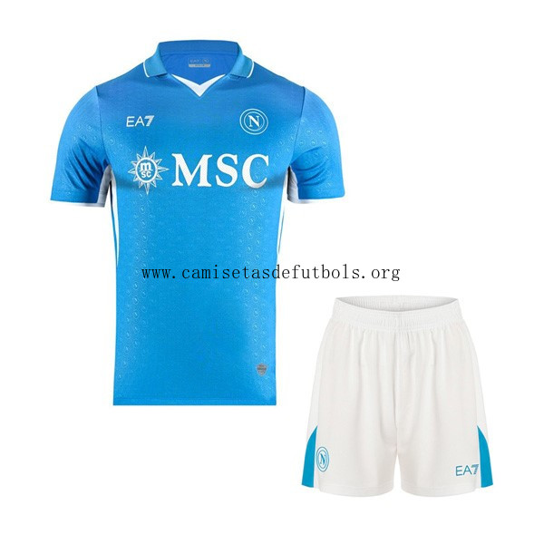 Camiseta Napoli Replica Primera Ropa Niño 2024/25 Precio ridículo de colección