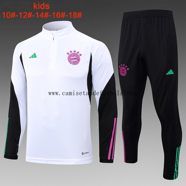 Ninos Sudadera De Training Bayern Munich 2024 Blanco Oportunidad extraordinario calidad asegurada