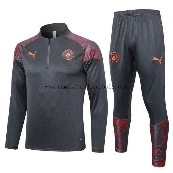 Sudadera De Training Manchester City 2024 Gris Rojo 2 ¡¡Menudo/a genial preciaso por tiempo limitado!