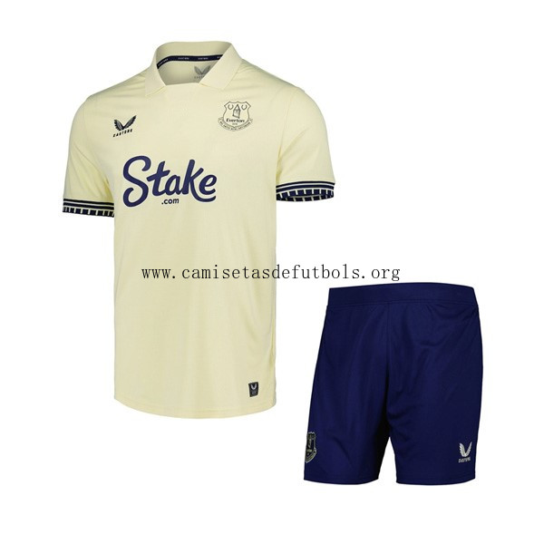 Camiseta Everton Replica Segunda Ropa Niño 2025/26 Gangaza bestia sin intermediarios