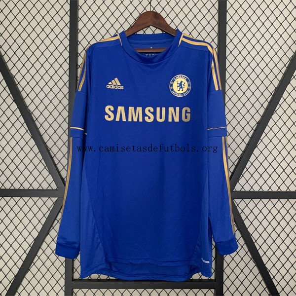 Camiseta Chelsea Replica Primera Ropa Retro ML 2012 2013 Bicoca razonable