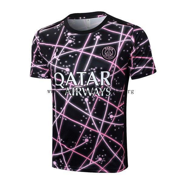 Camiseta Entrenamiento PSG 2025/26 Negro Rosa 3 Gangaza amigo sin competencia