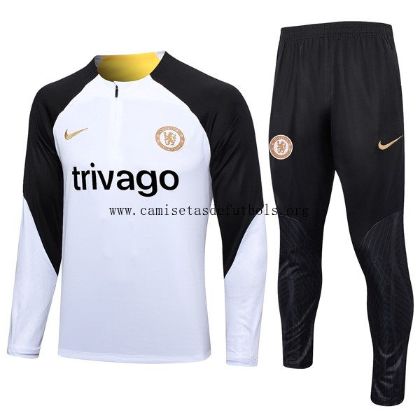 Sudadera De Training Chelsea 2024 Blanco Negro 2 ¡¡Menudo/a tirado descuentazo como nunca!