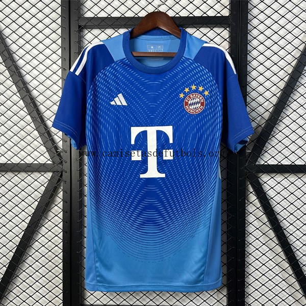 Camiseta Bayern Munich Portero 2025/26 Azul ¡¡Menudo/a increíble precio de campeonato!