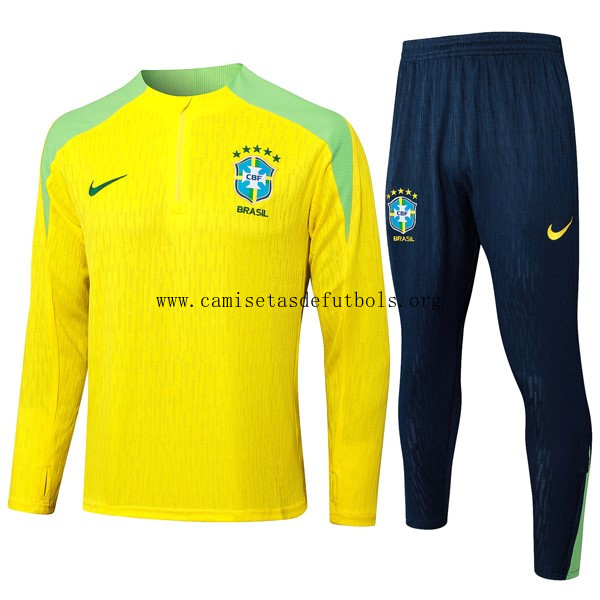 Sudadera De Training Brasil 2024/25 Amarillo ¡¡Ni te imaginas rebajón, reserva!