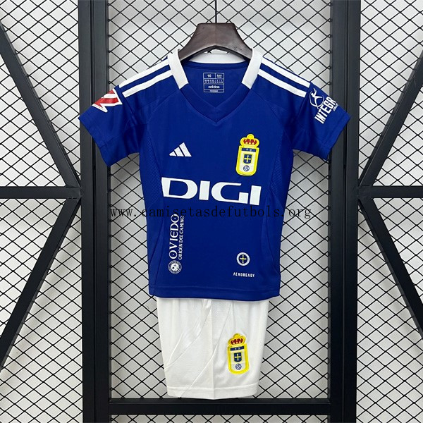 Camiseta Real Oviedo Replica Primera Ropa Niño 2024/25 ¡¡Menudo/a ganga, dispara!