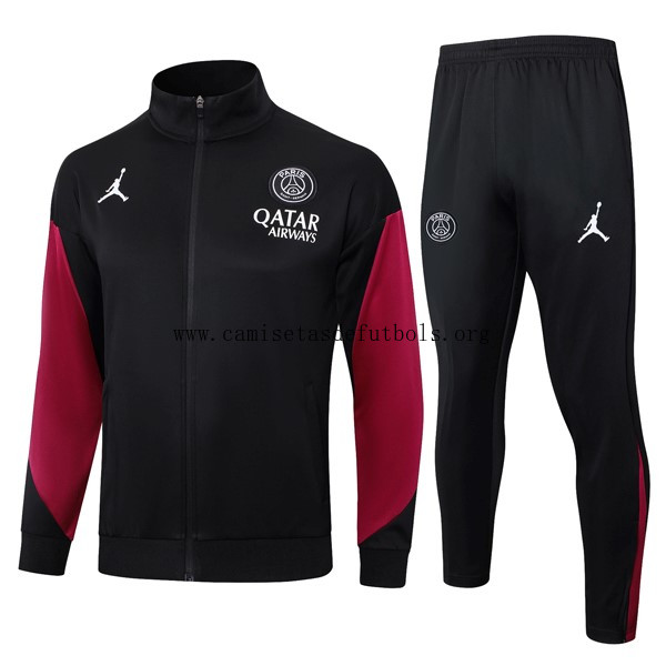Chandal PSG 2024/25 Negro Rojo Ganga extraordinario