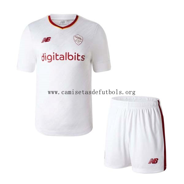 Camiseta AS Roma Replica Segunda Ropa Niño 2022/23 ¡¡Qué chollo, consigue!