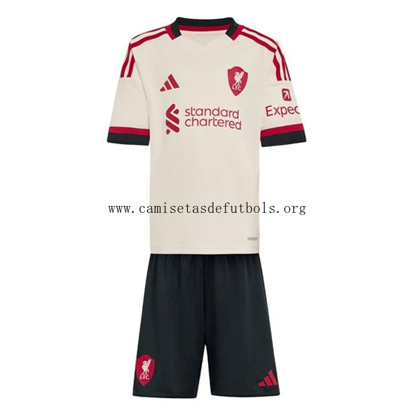 Camiseta Liverpool Replica Segunda Ropa Niño 2025/26 ¡¡Menudo/a fantástico oferta de campeonato!