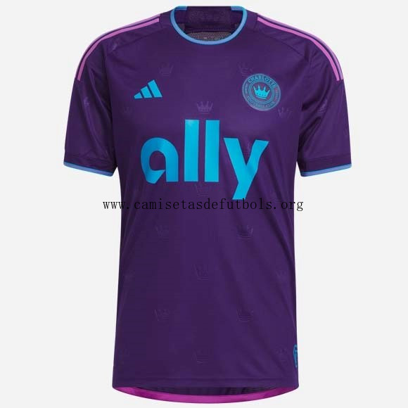 Camiseta Charlotte FC Replica Segunda Ropa 2023/24 Oportunidad, atrapa
