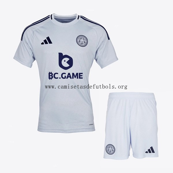 Camiseta Leicester City Replica Tercera Ropa Niño 2024/25 Chollo increíble más barato que nunca