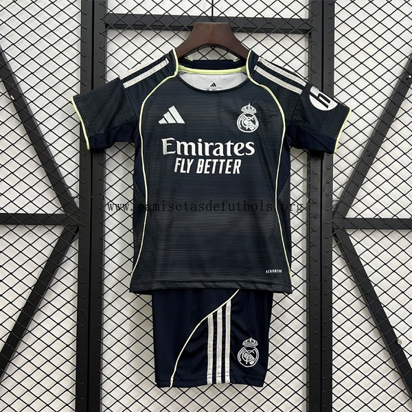 Camiseta Real Madrid Replica Segunda Ropa Niño 2025/26 Ridículo ganga, corre a por él sin intermediarios