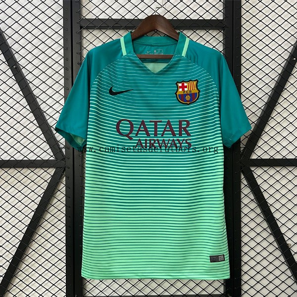 Camiseta Barcelona Replica Tercera Ropa Retro 2016-2017 Cógelo este descuentazo demencial