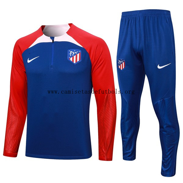 Sudadera De Training Atletico Madrid 2024 Azul Rojo Demencial oportunidad, cógelo en toda la red