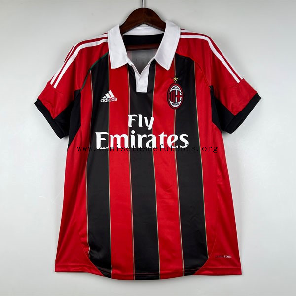 Camiseta AC Milan Replica Primera Ropa Retro 2012-2013 Gangaza prodigioso con devolución gratis