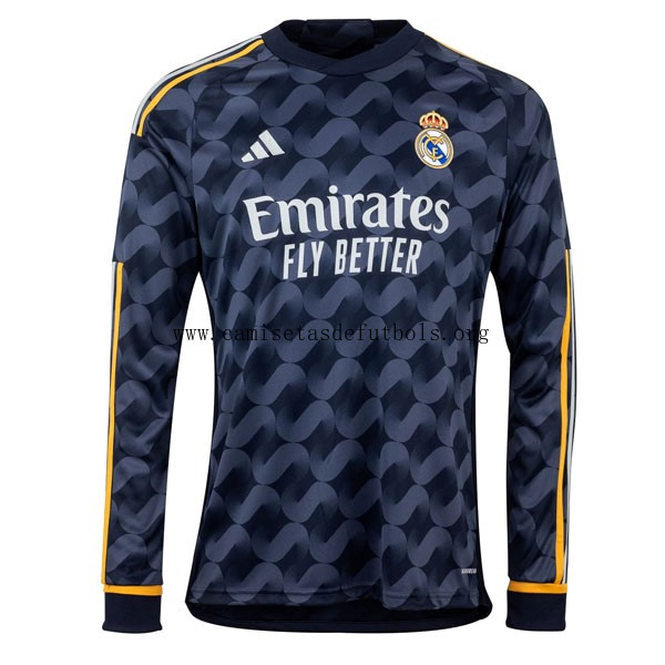 Camiseta Real Madrid Replica Segunda Ropa ML 2023/24 ¡¡Menudo/a soberbio ahorro de infarto!