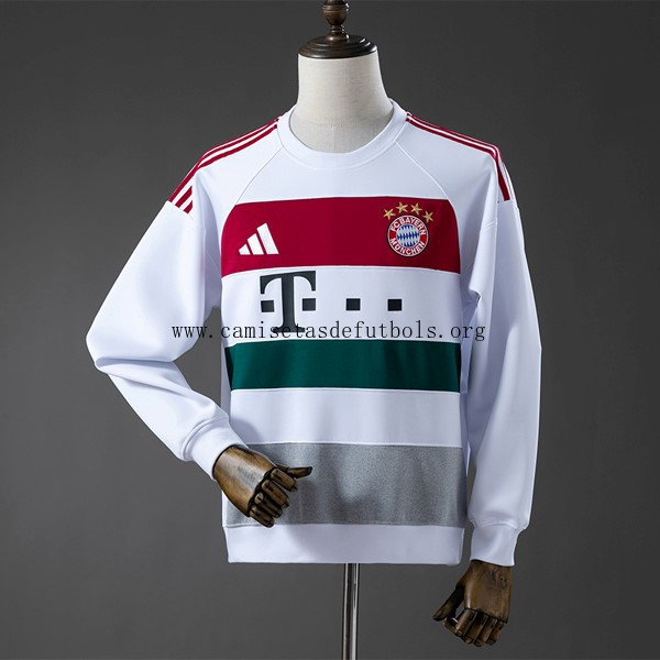 Sweatshirt Bayern Munich 2026 Blanco ¡¡Menudo/a insuperable ofertón hasta fin de existencias!