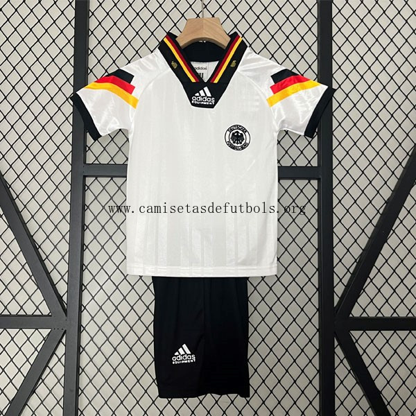 Camiseta Alemania Replica Primera Ropa Retro Niño 1992 ¡¡Ni te imaginas preciaco, agarra!