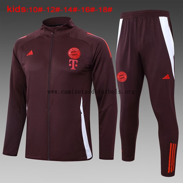 Niños Chandal Bayern Munich 2024/25 Rojo 3 Milagroso ahorro, date prisa de la temporada