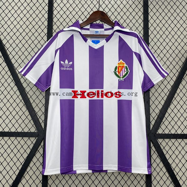 Camiseta Valladolid Replica Primera Ropa Retro 1984 Preciaso, agarra