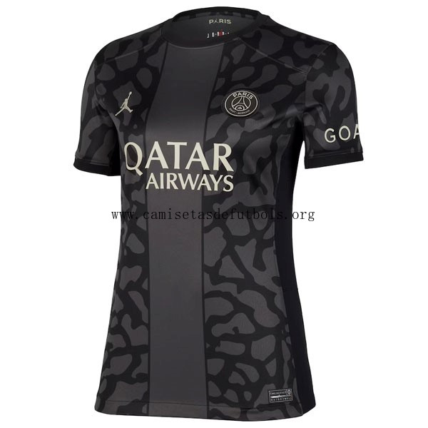 Camiseta Paris Saint Germain Replica Tercera Ropa Mujer 2023/24 Oferta irrisorio