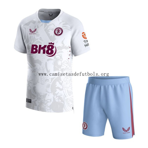 Camiseta Aston Villa Replica Segunda Ropa Niño 2023/24 ¡¡Qué genial oportunidad calidad asegurada!