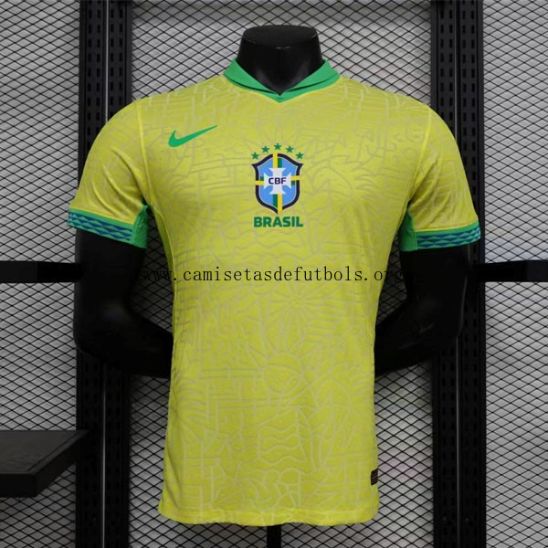 Camiseta Brasil Replica Primera Ropa 2023/24 Preciaso ridículo