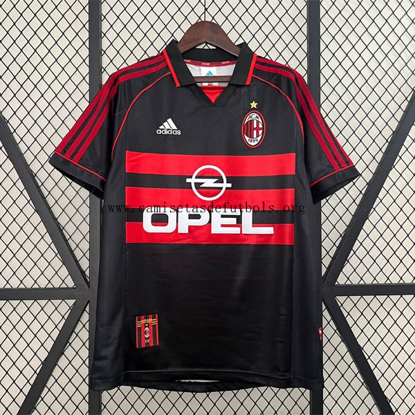 Camiseta AC Milan Replica Tercera Ropa Retro 1998 1999 Preciaco ridículo
