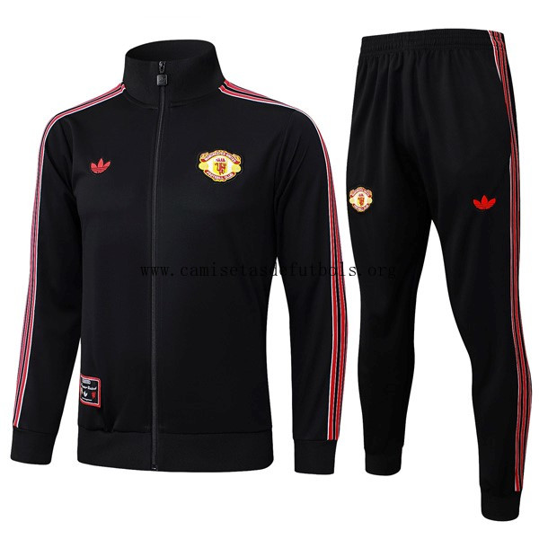 Chandal Manchester United 2025/26 Negro 5 Descuentazo económico con devolución gratis