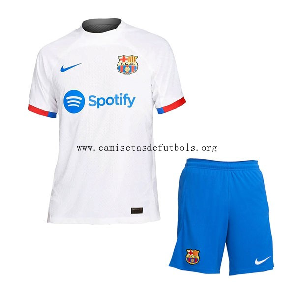 Camiseta Barcelona Replica Segunda Ropa Niño 2023/24 Ganga razonable de derribo