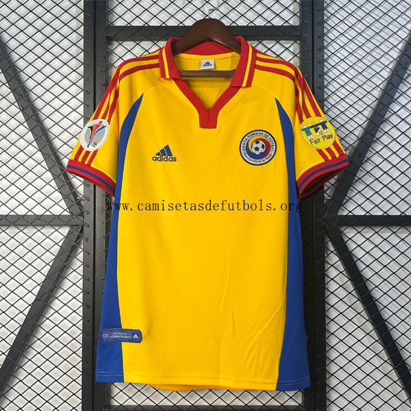 Camiseta Romania Replica Primera Ropa Retro 2000 Ridículo ganga, llévatelo en toda la red