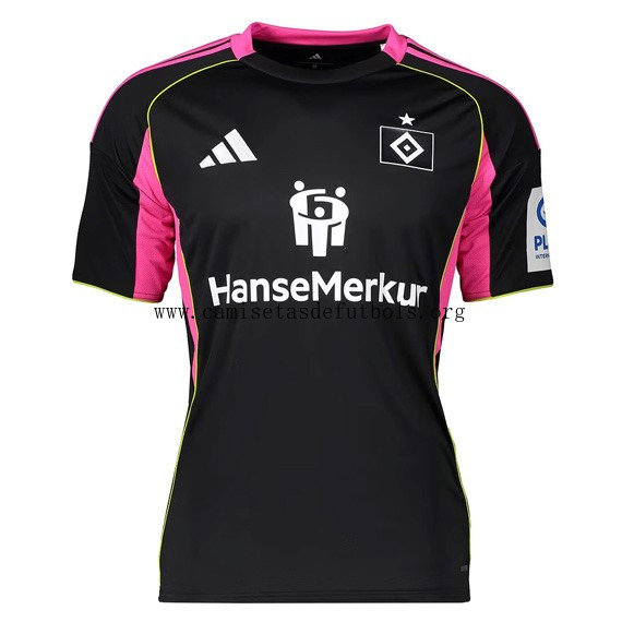 Camiseta Hamburgo S.V Replica Tercera Ropa 2025/26 Preciaco, atrapa