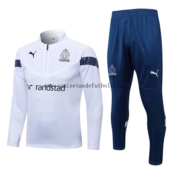 Sudadera De Training Marsella 2023/24 Blanco No lo dejes escapar este liquidación justo