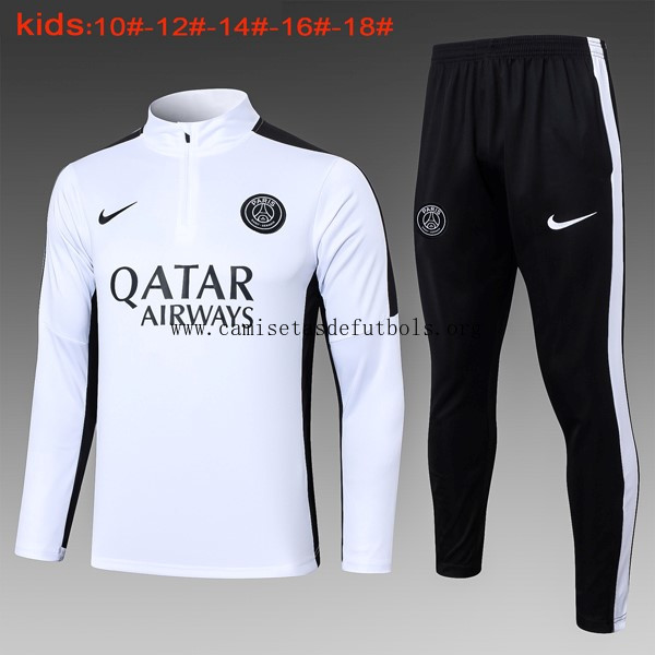 Ninos Sudadera De Training PSG 2024/25 Blanco ¡¡Vaya insuperable liquidación por tiempo limitado!