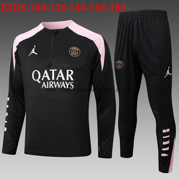 Ninos Sudadera De Training PSG 2024/25 Negro Rosa ¡¡Vaya soberbio saldo de risa!