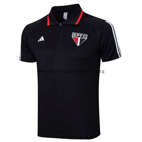 Polo Sao Paulo 2023/24 Negro Date prisa este oferta transparente
