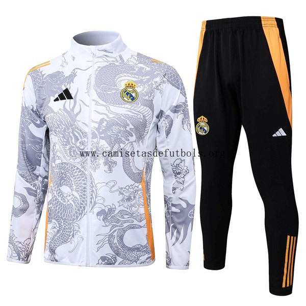 Chandal Real Madrid 2024/25 Blanco Gris 2 Pide ahora este oportunidad sensacional