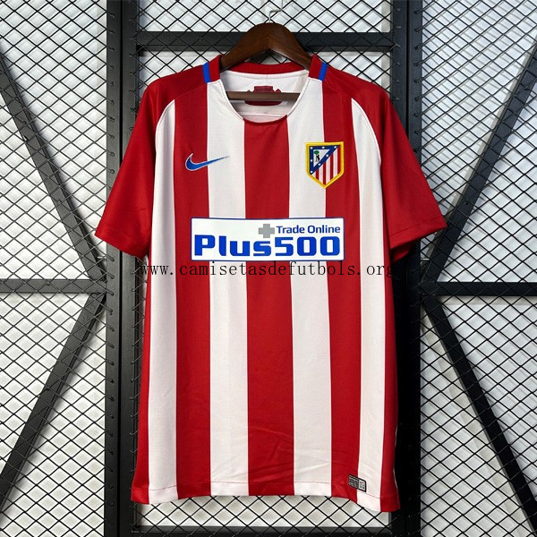 Camiseta Atletico Madrid Replica Primera Ropa Retro 2016-2017 Ofertón fabuloso de infarto Camiseta Atletico Madrid Replica Primera Ropa Retro 2016-2017 Ofertón fabuloso de infarto