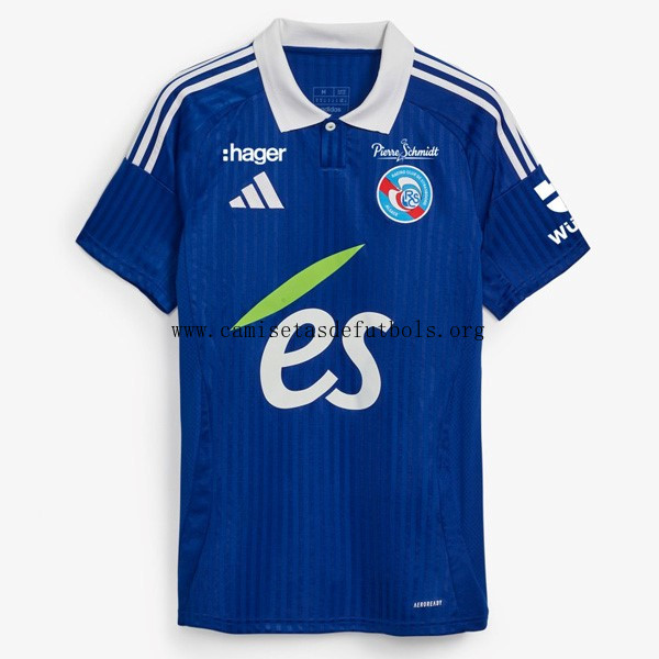 Camiseta Racing Club De Estrasburgo Replica Primera Ropa 2024/25 Rebaja bestia con devolución gratis