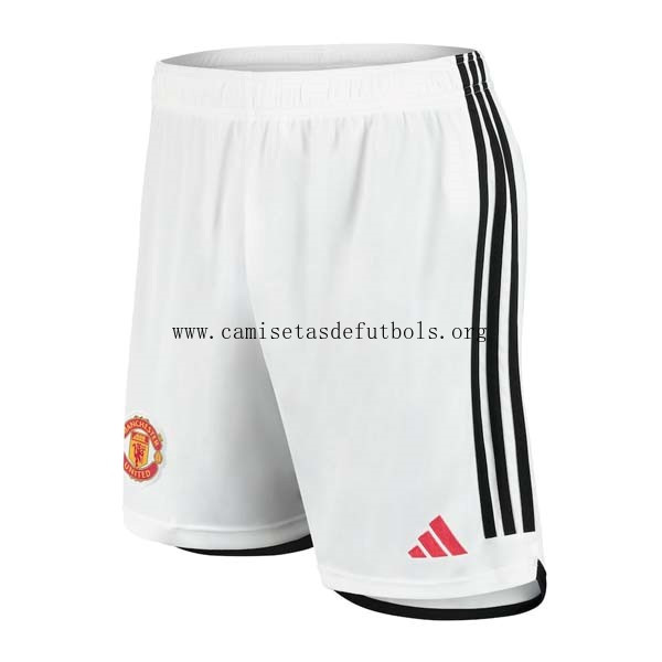 Pantalones Manchester United Replica Primera Ropa 2023/24 Gangaza inmejorable