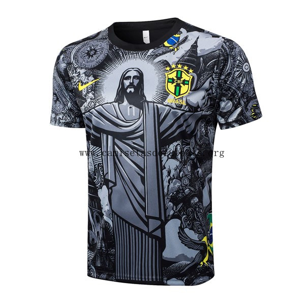 Camiseta Entrenamiento Brasil 2024/25 Gris Gangaza brutal de la temporada