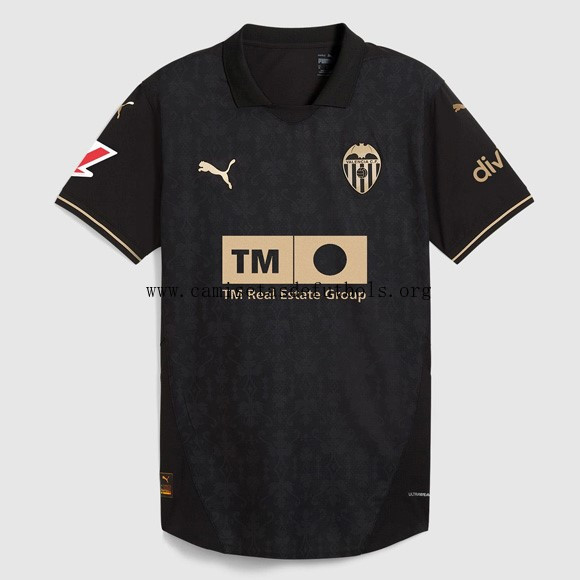 Camiseta Valencia Replica Segunda Ropa 2024/25 Saldo espectacular de infarto