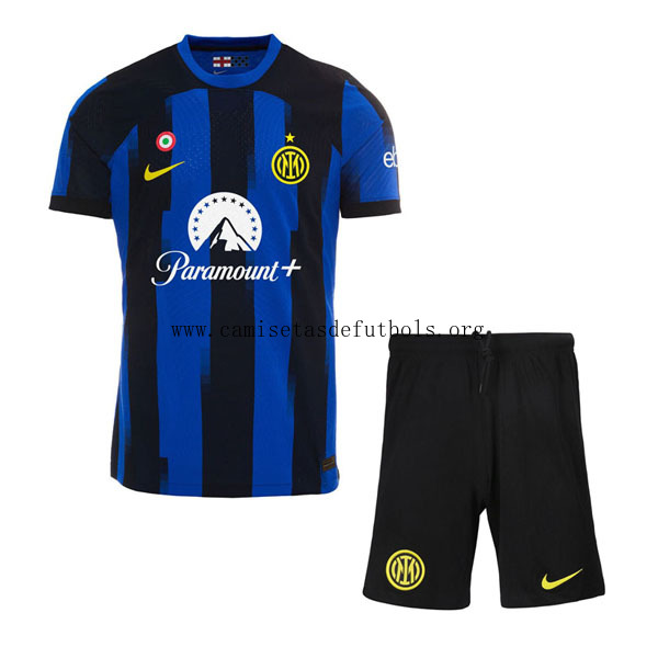 Camiseta Inter De Milán Replica Primera Ropa Niño 2023/24 ¡¡Qué extraordinario ofertón sin competencia!