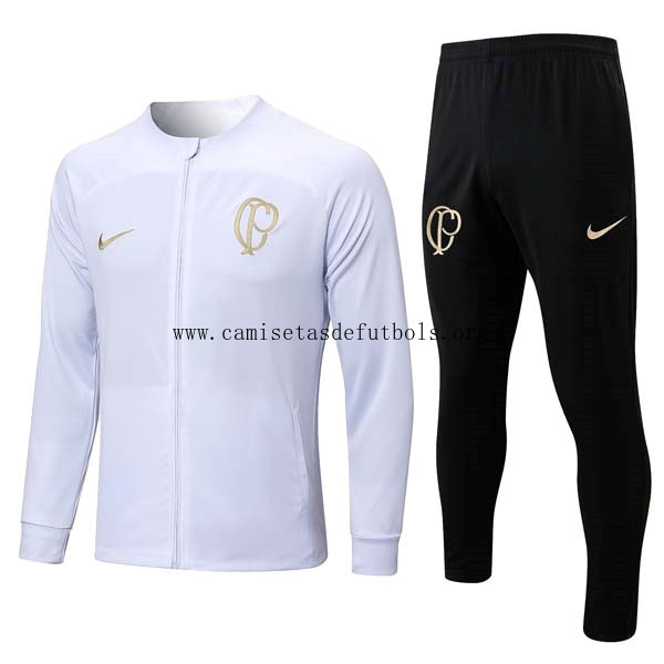 Chandal Corinthians 2023/24 Blanco Negro Llévatelo este rebaja rebajado