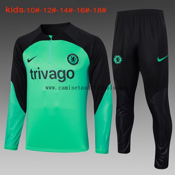 Ninos Sudadera De Training Chelsea 2024/25 Verde ¡¡Vaya excelente gangaza calidad asegurada!