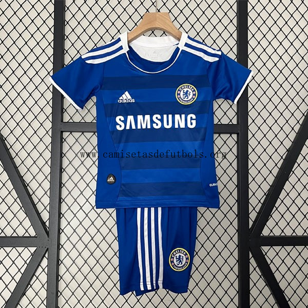 Camiseta Chelsea Champions Replica Primera Ropa Retro Niño 2012 Razonable oferta, aprovéchala ya sin competencia