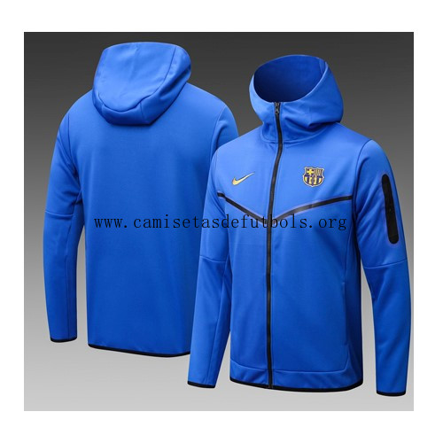 Chaqueta Con Capucha Barcelona 2024/25 Azul ¡¡Qué preciaso, corre a por él!